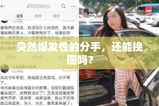 突然爆发性的分手,还能挽回吗? 突然爆发性的分手,还能挽回吗?