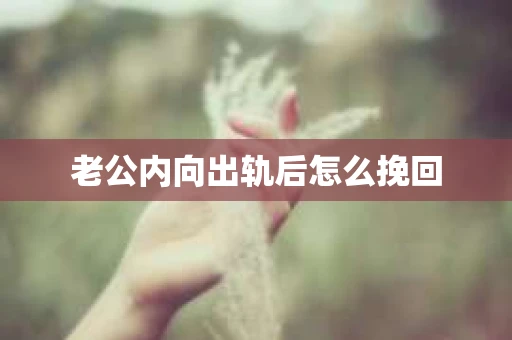 老公内向出轨后怎么挽回