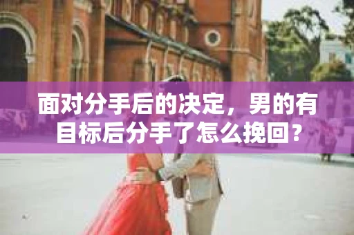 面对分手后的决定，男的有目标后分手了怎么挽回？