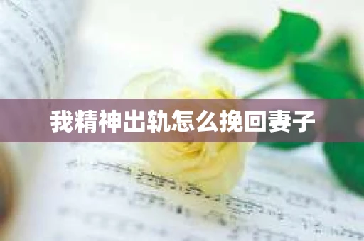 我精神出轨怎么挽回妻子