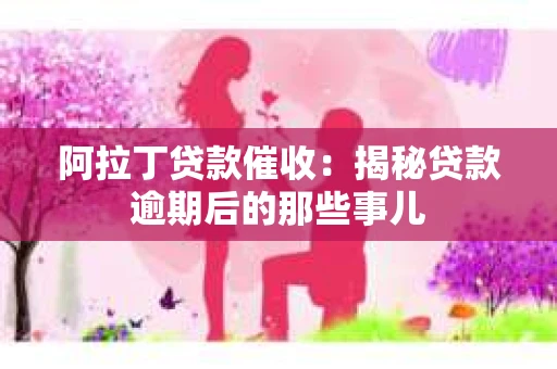 阿拉丁贷款催收：揭秘贷款逾期后的那些事儿