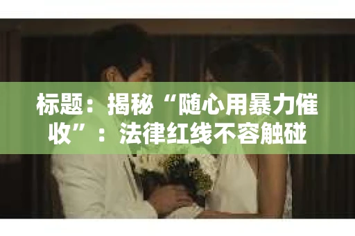标题：揭秘“随心用暴力催收”：法律红线不容触碰
