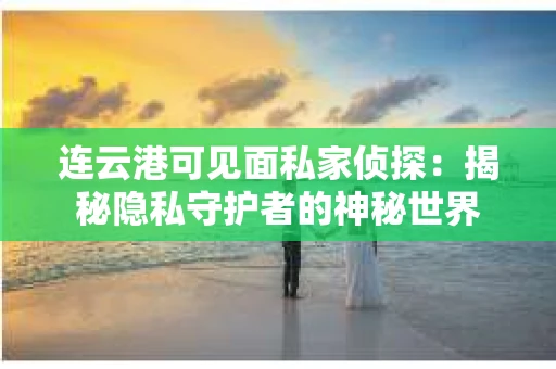 连云港可见面私家侦探：揭秘隐私守护者的神秘世界