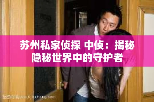 苏州私家侦探 中侦：揭秘隐秘世界中的守护者