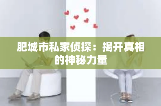 肥城市私家侦探：揭开真相的神秘力量
