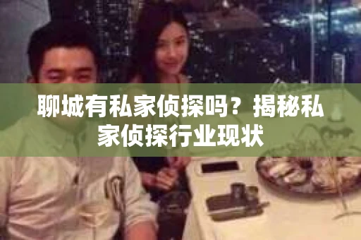 聊城有私家侦探吗？揭秘私家侦探行业现状