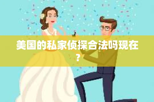 美国的私家侦探合法吗现在？
