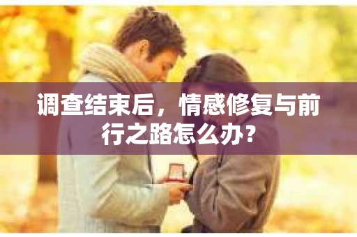 调查结束后，情感修复与前行之路怎么办？