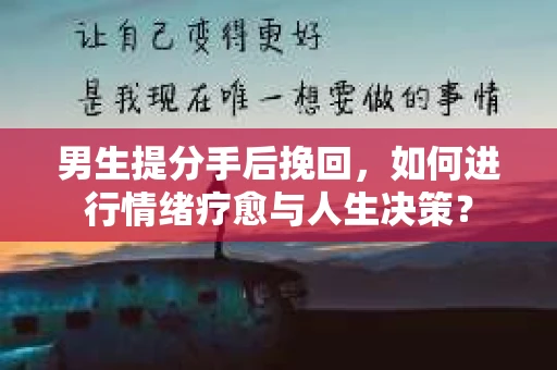 男生提分手后挽回，如何进行情绪疗愈与人生决策？