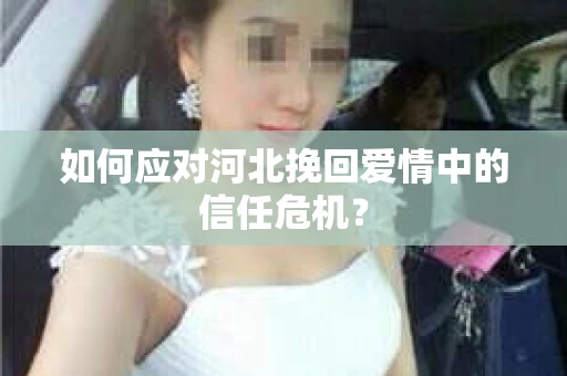 如何应对河北挽回爱情中的信任危机？